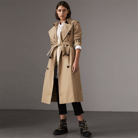 longest Burberry trench coat